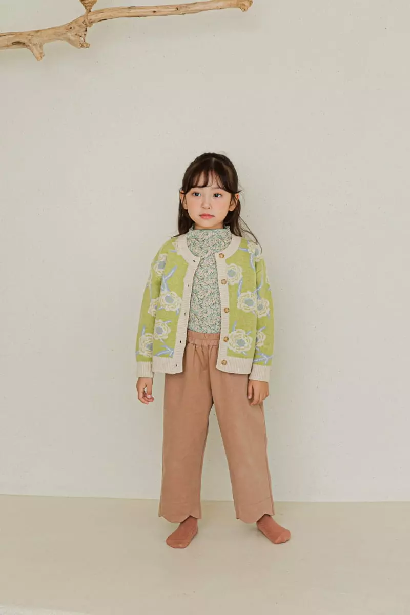 Ggomare - Korean Children Fashion - #prettylittlegirls - Flower Cardigan - 7