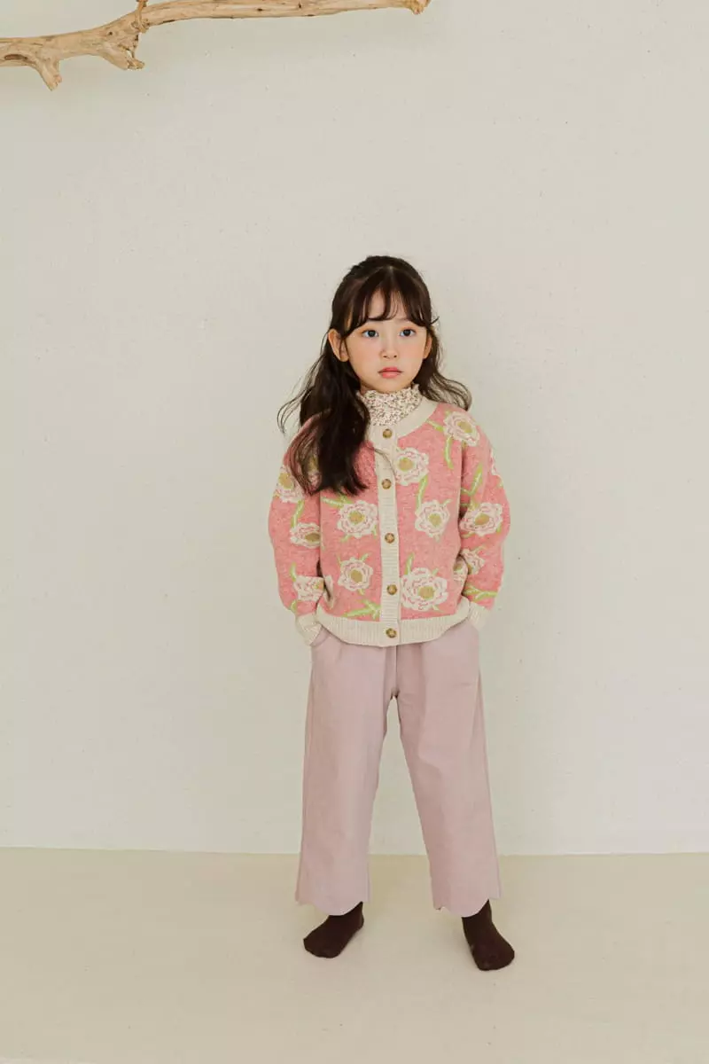Ggomare - Korean Children Fashion - #stylishchildhood - Flower Cardigan - 10