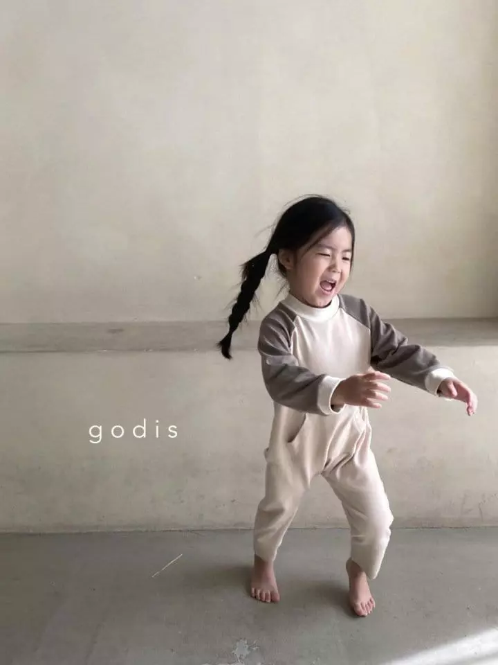 Godis - Korean Children Fashion - #designkidswear - Raglan Bodysuit - 4