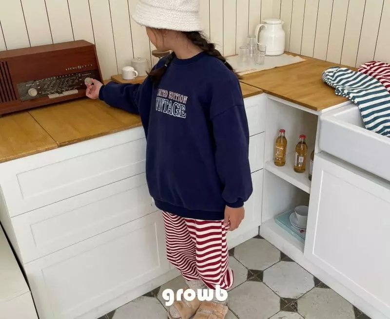 Grow B - Korean Children Fashion - #childofig - Rope Fleece Pants - 5