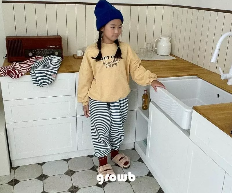 Grow B - Korean Children Fashion - #childrensboutique - Rope Fleece Pants - 6
