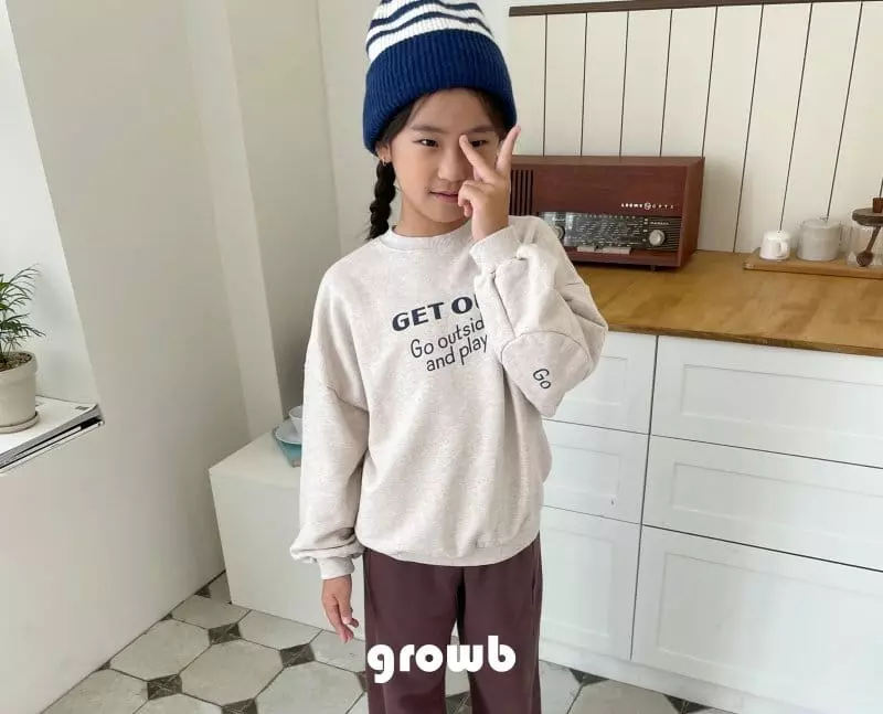 Grow B - Korean Children Fashion - #prettylittlegirls - Play Sweatshirt - 6