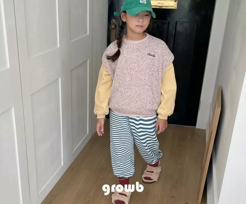 Grow B - Korean Children Fashion - #stylishchildhood - Kitch Knit Vest - 10