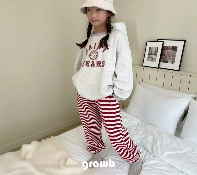 Grow B - Korean Children Fashion - #prettylittlegirls - Saint Fleece Sweatshirt - 4