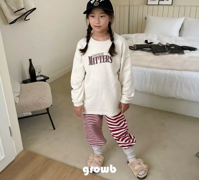 Grow B - Korean Children Fashion - #toddlerclothing - Rope Fleece Pants - 3