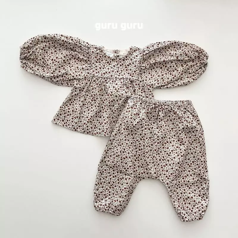Guru Guru - Korean Baby Fashion - #babyboutique - Sogong Top Bottom sEt - 4