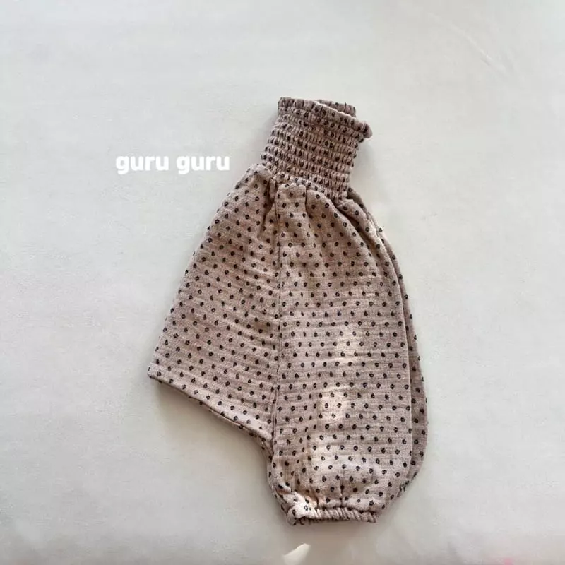 Guru Guru - Korean Baby Fashion - #babyboutiqueclothing - Smocked Big Baggy Pants - 6