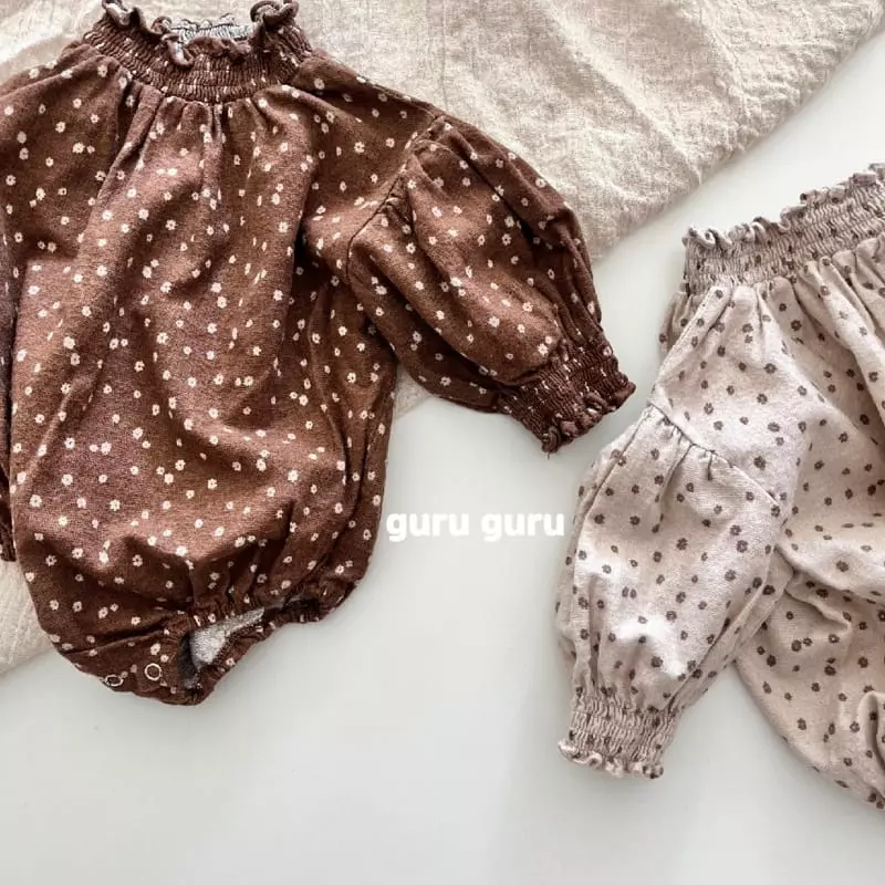 Guru Guru - Korean Baby Fashion - #babyclothing - Berry Bodysuit - 5
