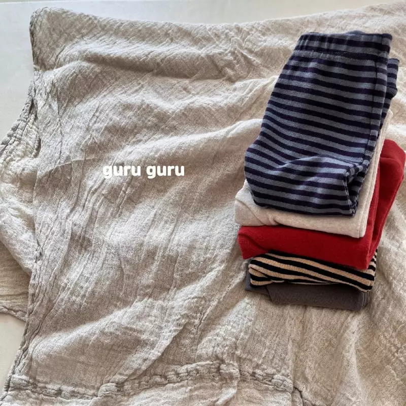 Guru Guru - Korean Baby Fashion - #babyoninstagram - Peach Legginbgs - 9