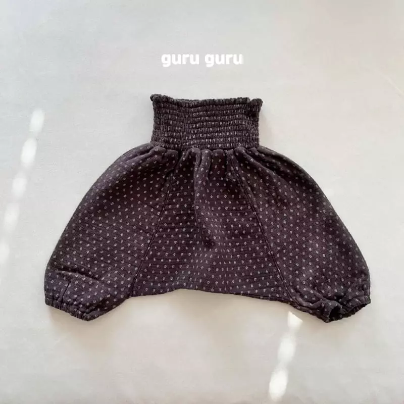 Guru Guru - Korean Baby Fashion - #babywear - Smocked Big Baggy Pants