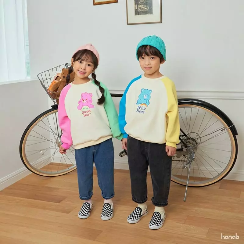 Hanab - Korean Children Fashion - #Kfashion4kids - Color Bear Sweatshirt - 8