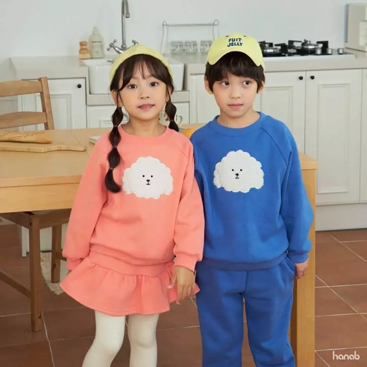 Hanab - Korean Children Fashion - #childofig - Cloud Top Bottom Set - 3
