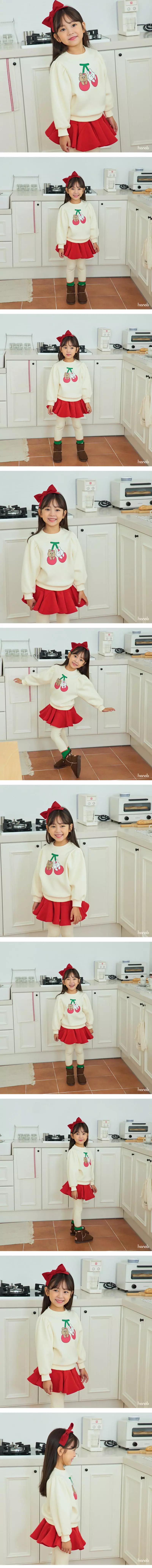 Hanab - Korean Children Fashion - #childofig - Winter Cherry Top Bottom Set