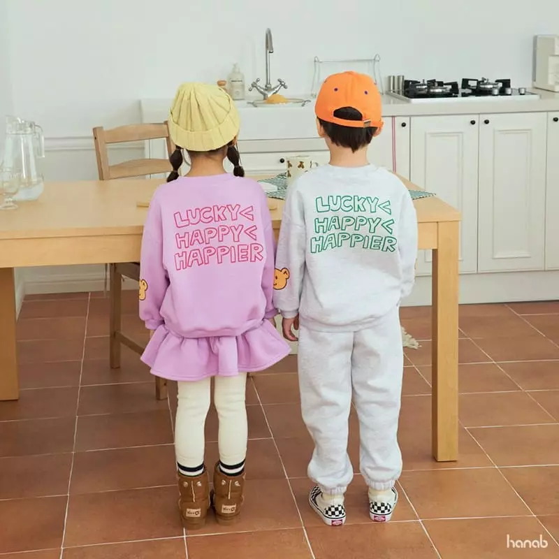Hanab - Korean Children Fashion - #childofig - Happy Bear Top Bottom Set