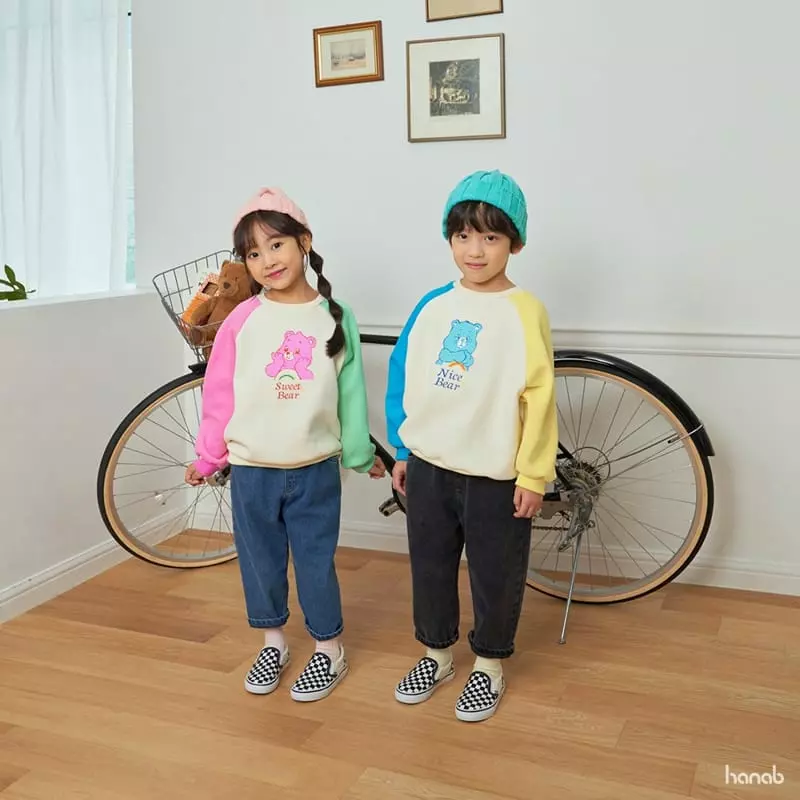 Hanab - Korean Children Fashion - #kidsstore - Color Bear Sweatshirt - 6