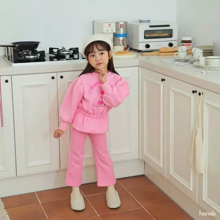Hanab - Korean Children Fashion - #kidzfashiontrend - Barnie Love Top Bottom Set - 9