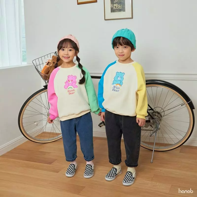 Hanab - Korean Children Fashion - #magicofchildhood - Color Bear Sweatshirt - 10