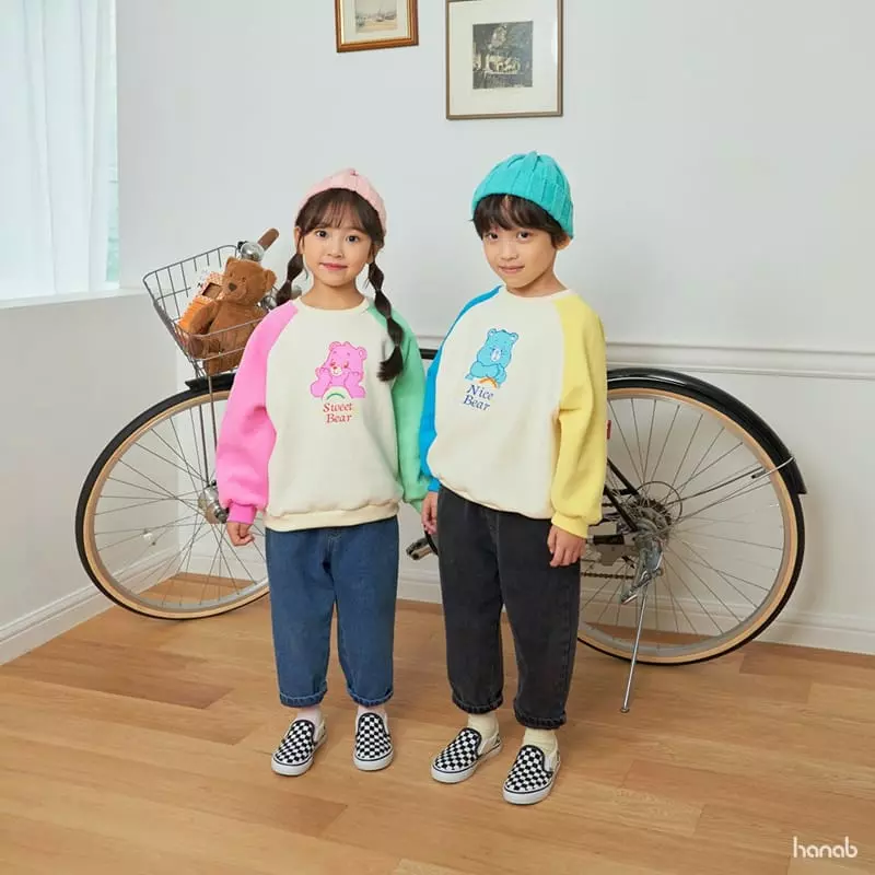 Hanab - Korean Children Fashion - #minifashionista - Color Bear Sweatshirt - 11