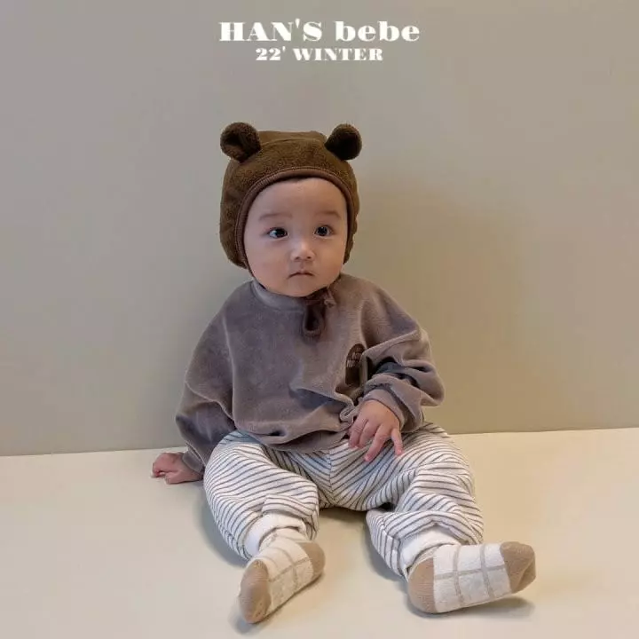 Han's - Korean Baby Fashion - #babyboutique - Bebe Chus Stripes Pants - 6