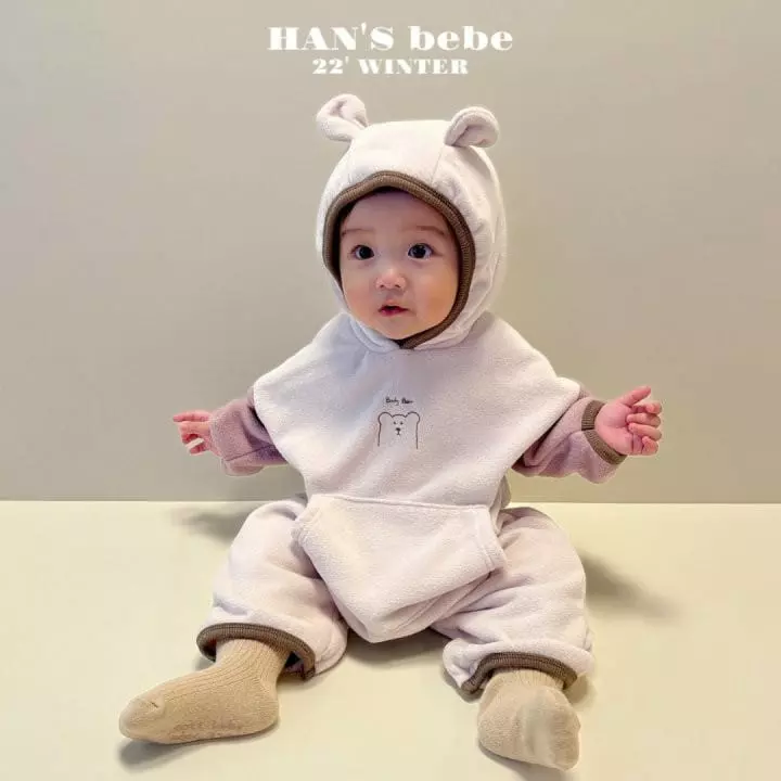 Han's - Korean Baby Fashion - #babyboutique - Bebe Bear Moa Bodysuit - 11
