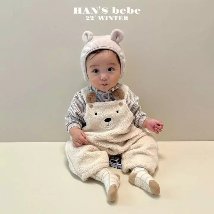 Han's - Korean Baby Fashion - #babyboutique - Bebe Bear Dungarees - 10