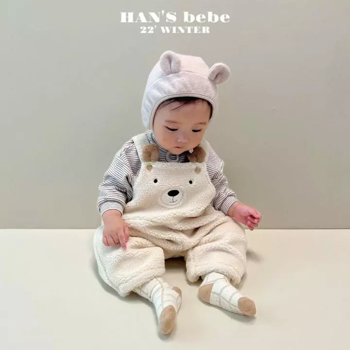 Han's - Korean Baby Fashion - #babyboutique - Bebe Bear Dungarees - 9