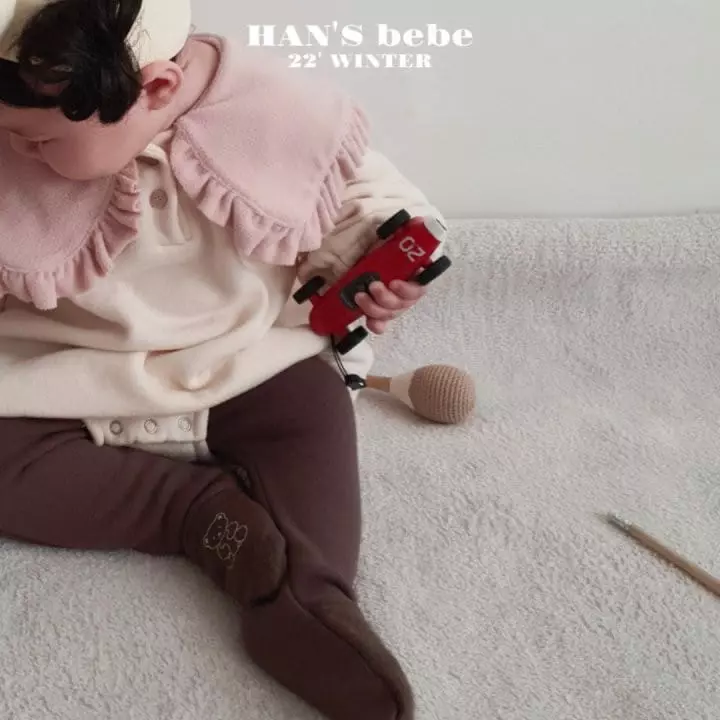 Han's - Korean Baby Fashion - #babyboutique - Bebe Sailor Frill Bodysuit - 8