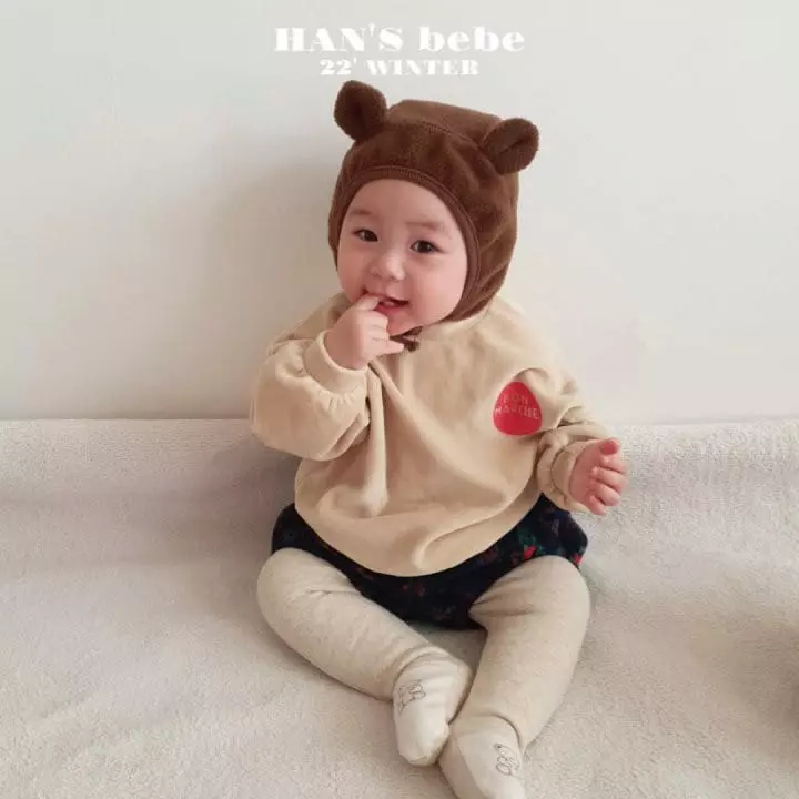Han's - Korean Baby Fashion - #babyboutique - Bebe Bone Sweatshirt - 9