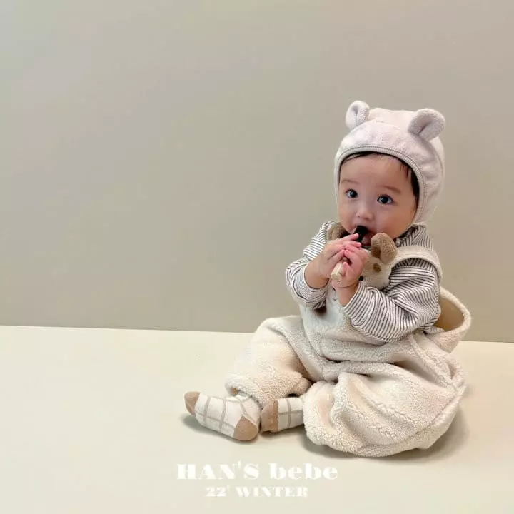 Han's - Korean Baby Fashion - #babyclothing - Bebe Bear Dungarees - 12