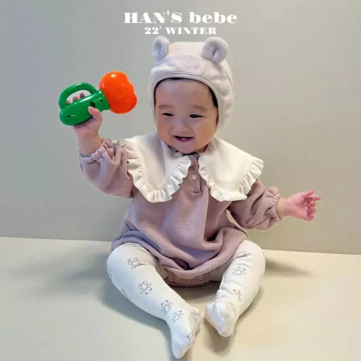 Han's - Korean Baby Fashion - #babyclothing - Bebe Sailor Frill Bodysuit - 11