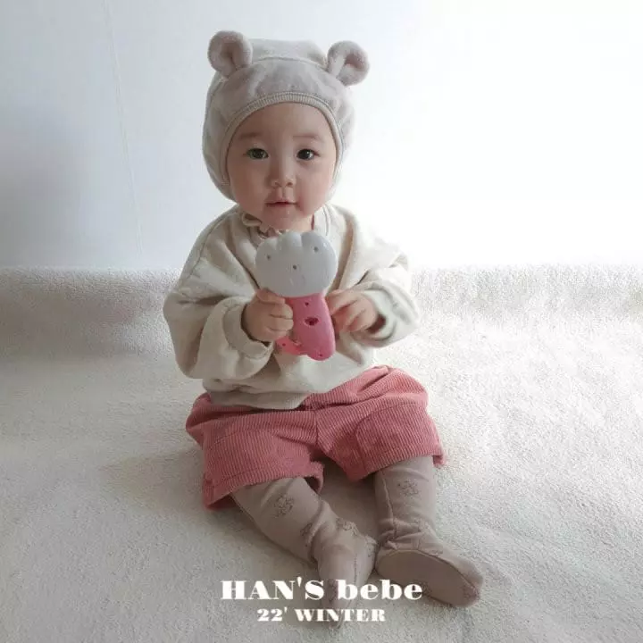 Han's - Korean Baby Fashion - #babyfashion - Bebe Teddy Bear Leggings - 6