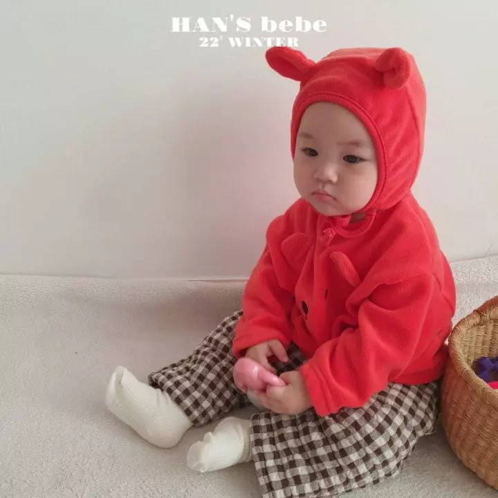 Han's - Korean Baby Fashion - #babyfashion - Bebe Check Quilting Pants - 3