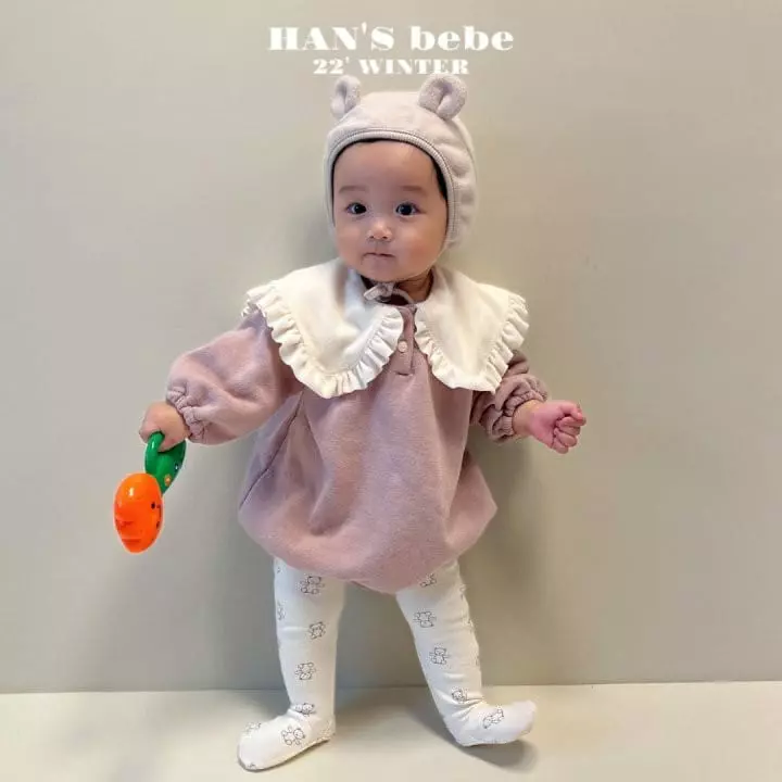 Han's - Korean Baby Fashion - #babyfashion - Bebe Sailor Frill Bodysuit - 12