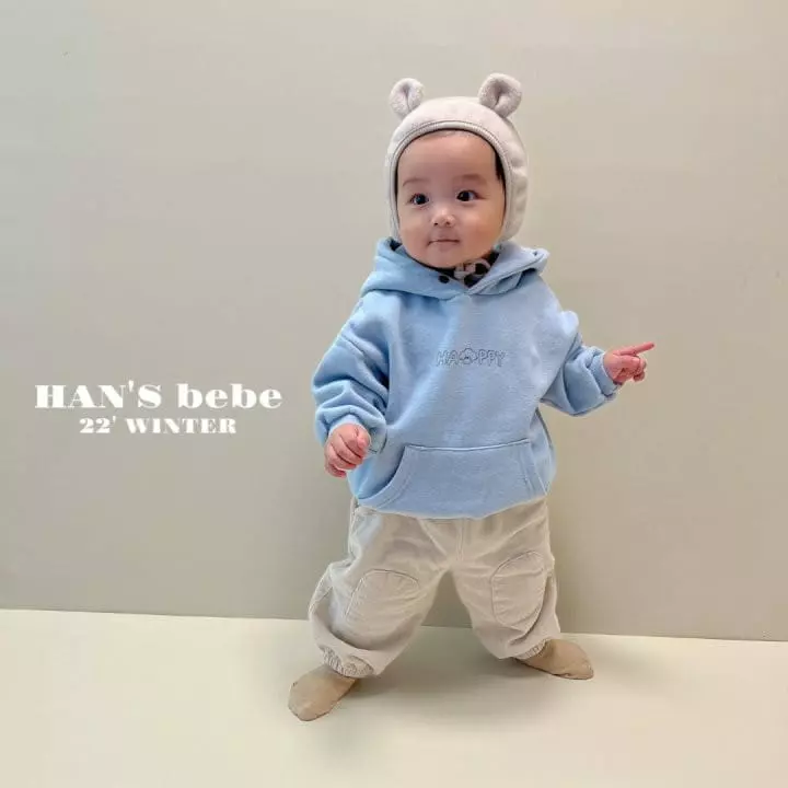 Han's - Korean Baby Fashion - #babygirlfashion - Bebe Happy Hoody - 12