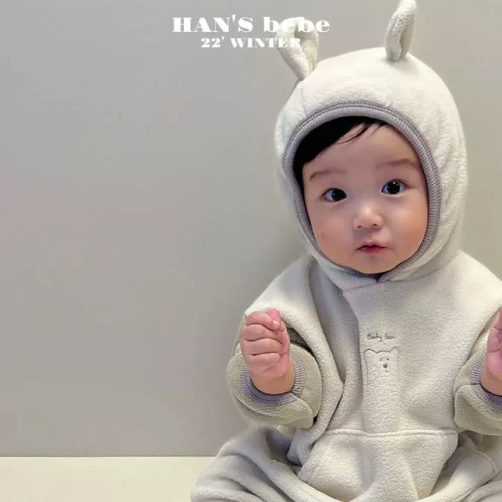 Han's - Korean Baby Fashion - #babygirlfashion - Bebe Bear Moa Bodysuit