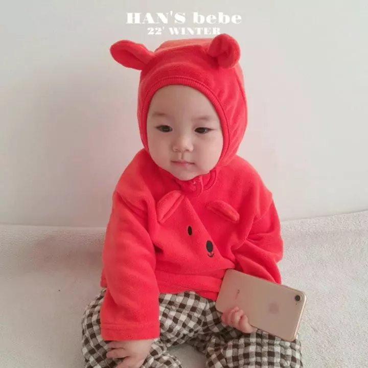 Han's - Korean Baby Fashion - #babygirlfashion - Bebe Mini Bear Tee - 2