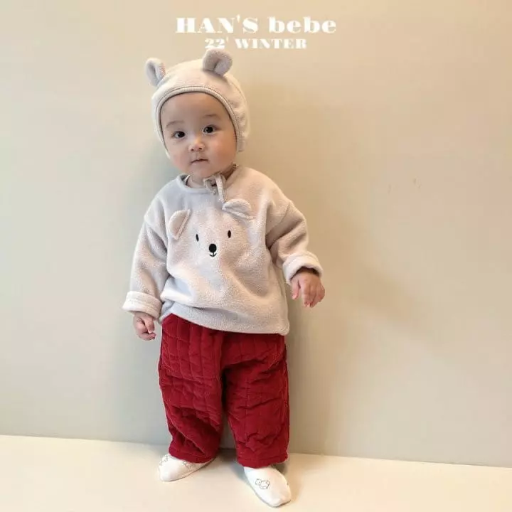 Han's - Korean Baby Fashion - #babylifestyle - Bebe Petter Quilting Pants - 5