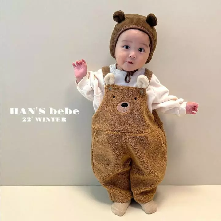 Han's - Korean Baby Fashion - #babylifestyle - Bebe Bear Dungarees
