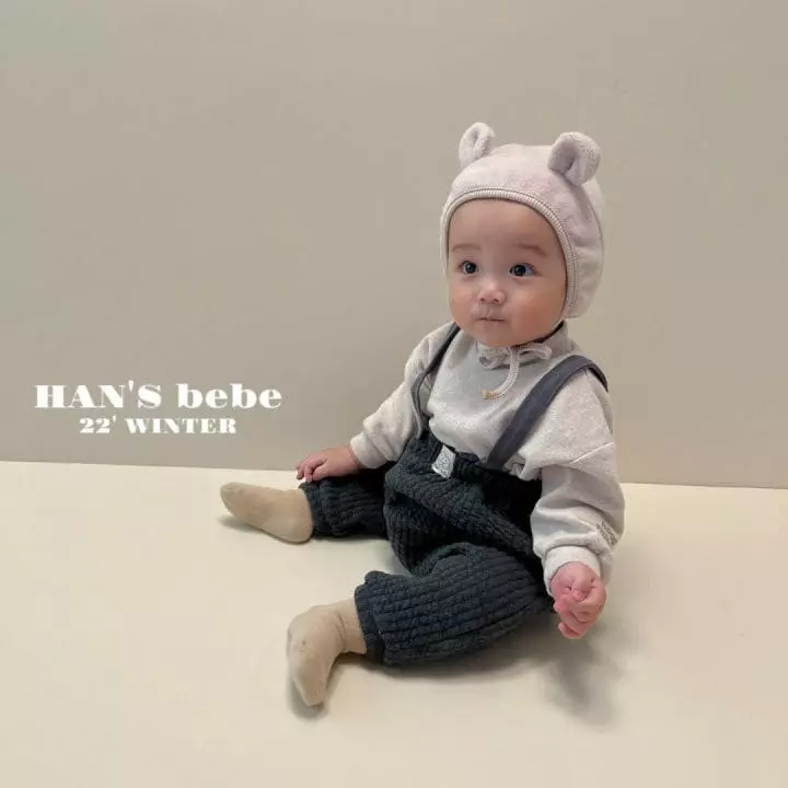Han's - Korean Baby Fashion - #babyoninstagram - Bebe Quilting Dungarees Pants - 5