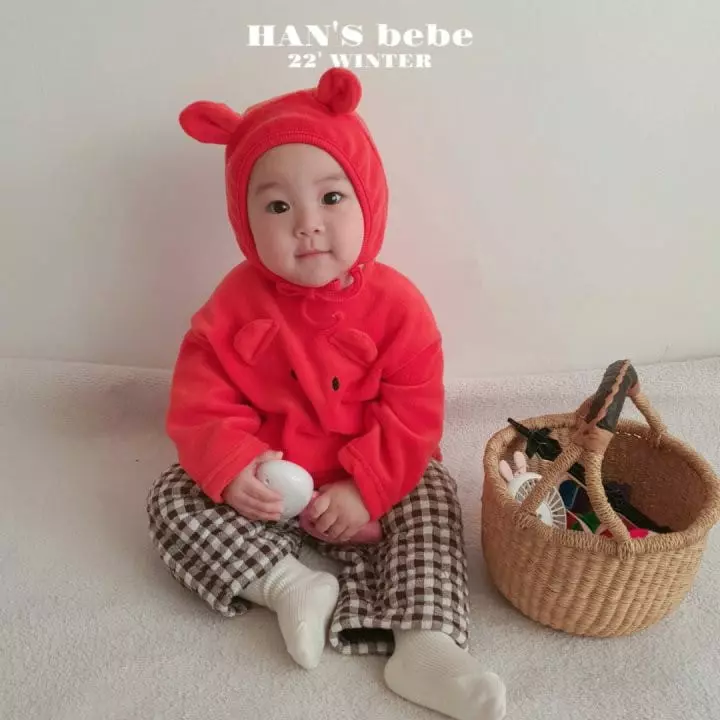 Han's - Korean Baby Fashion - #babylifestyle - Bebe Mini Bear Tee - 4