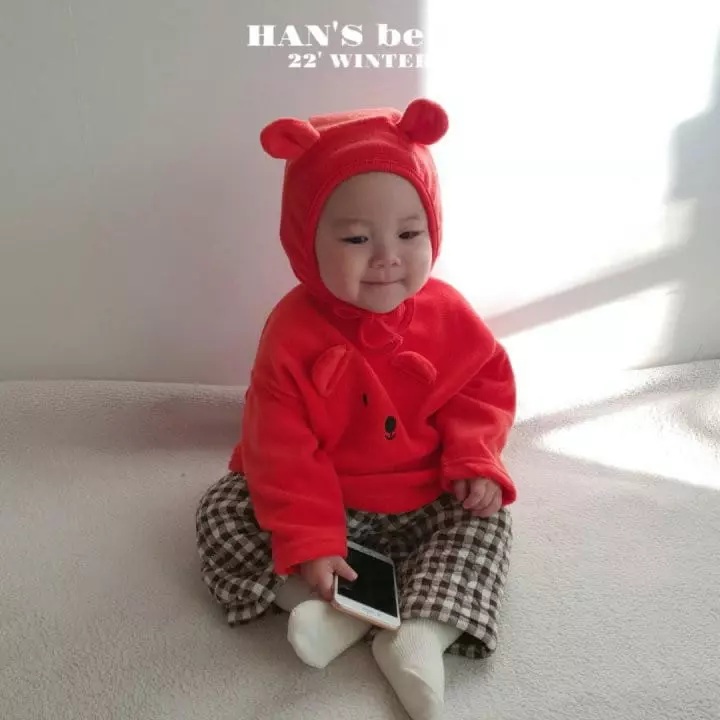 Han's - Korean Baby Fashion - #babyootd - Bebe Teddy Hat - 7