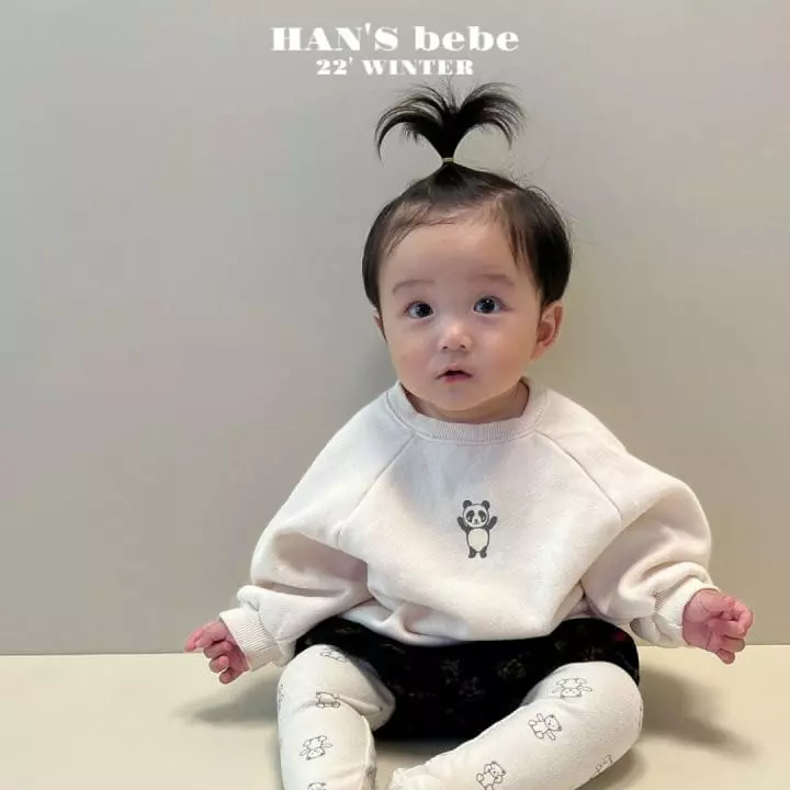 Han's - Korean Baby Fashion - #babyoninstagram - Bebe Poender Raglan Sweatshirt - 4