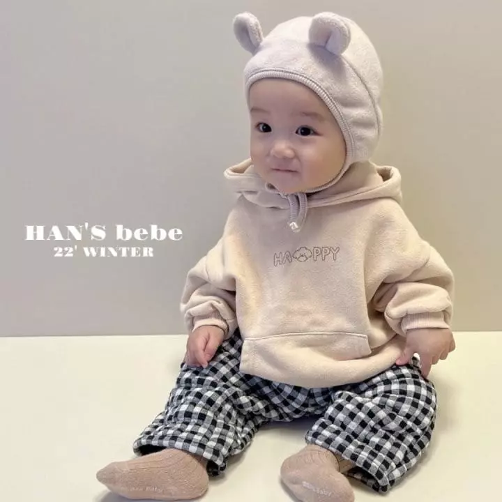 Han's - Korean Baby Fashion - #babyoutfit - Bebe Happy Hoody - 2