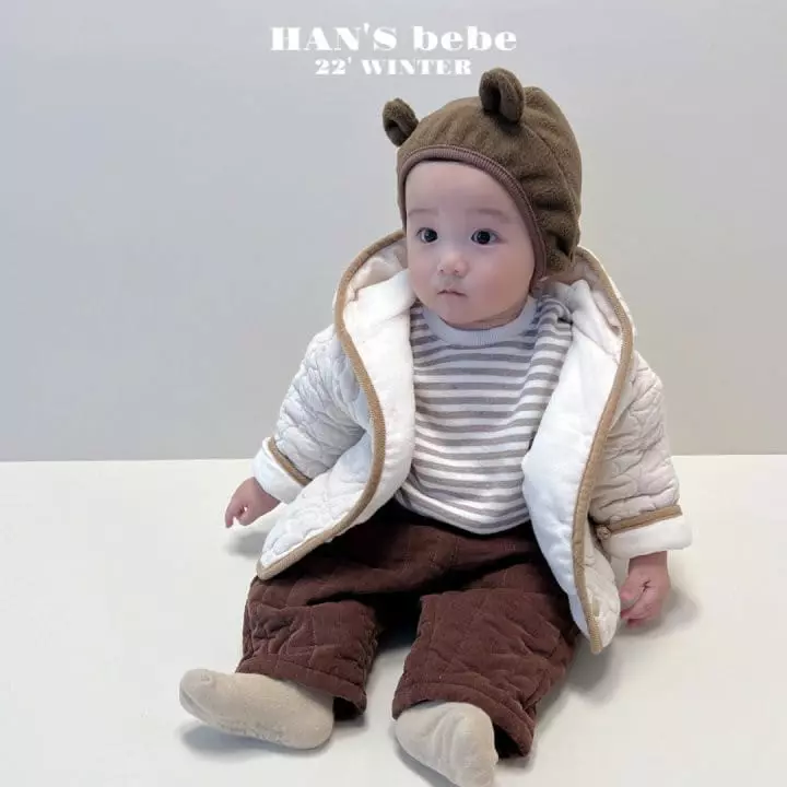 Han's - Korean Baby Fashion - #babyoutfit - Bebe Petter Quilting Pants - 9