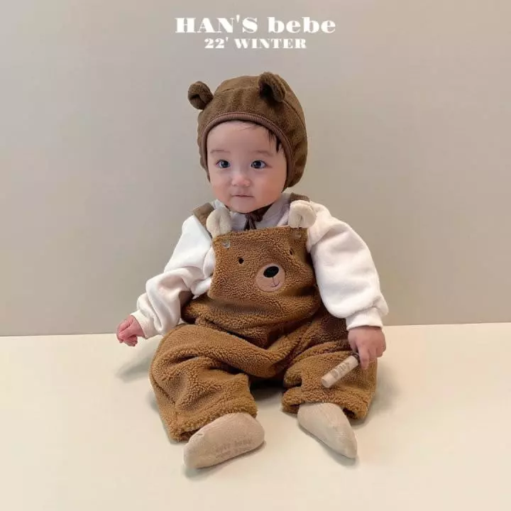 Han's - Korean Baby Fashion - #babyoutfit - Bebe Bear Dungarees - 5