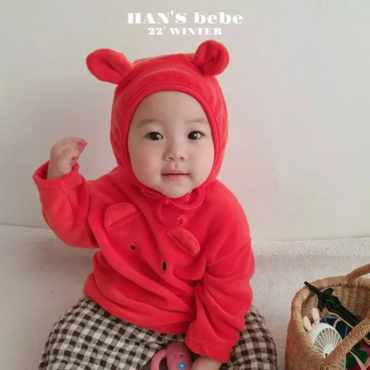 Han's - Korean Baby Fashion - #babyoutfit - Bebe Teddy Hat - 9