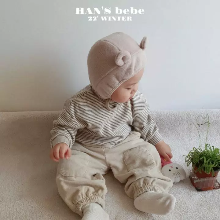 Han's - Korean Baby Fashion - #babyoutfit - Bebe Thinks Half Turtleneck Tee - 4