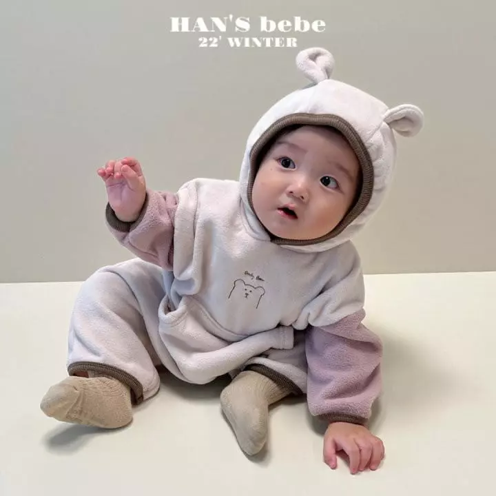 Han's - Korean Baby Fashion - #babywear - Bebe Bear Moa Bodysuit - 7