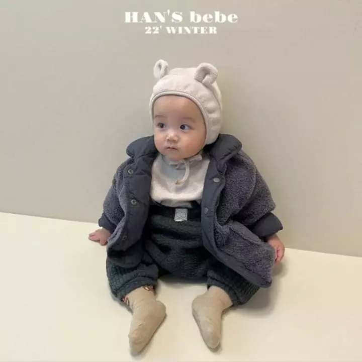 Han's - Korean Baby Fashion - #babywear - Bebe Teddy Hat - 10