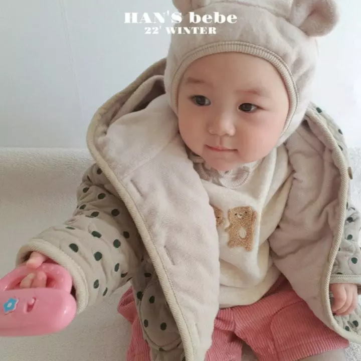 Han's - Korean Baby Fashion - #babywear - Bebe Three Bear Sweatshirt - 6